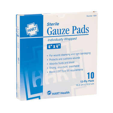 Sterile Gauze Pads (Unitized Refill), 4